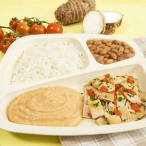 Diced Chicken Breast With Rice: Pinto Beans And Yam Puree 300g