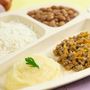 Ground Beef with Rice: Pinto Beans and Mashed Potatoes 300g